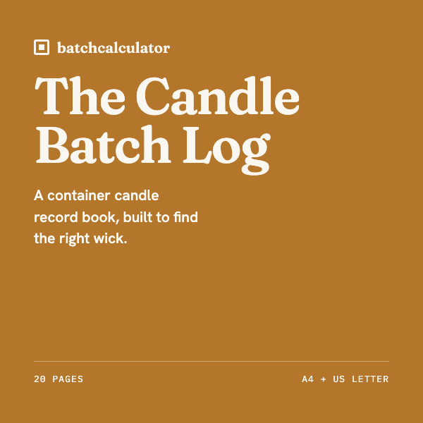 The Candle Batch Log